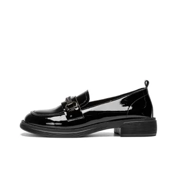 EXULL Q Loafers 3CM Women's Bright Black