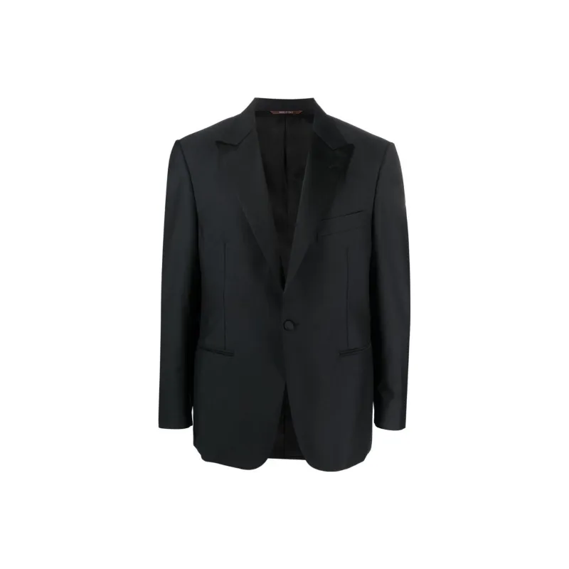 Canali Single-breasted Wool Dinner Jacket-0