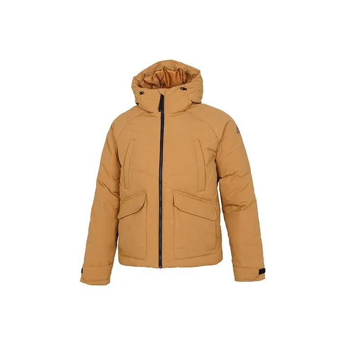 Adidas Down Jackets Men Ginger Yellow-0