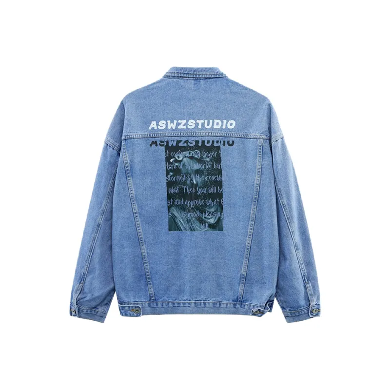 ASWZ Denim Jackets Unisex-7