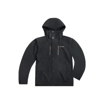 Columbia City Outdoor Collection Waterproof And Windproof Windbreaker Jacket Men's Black