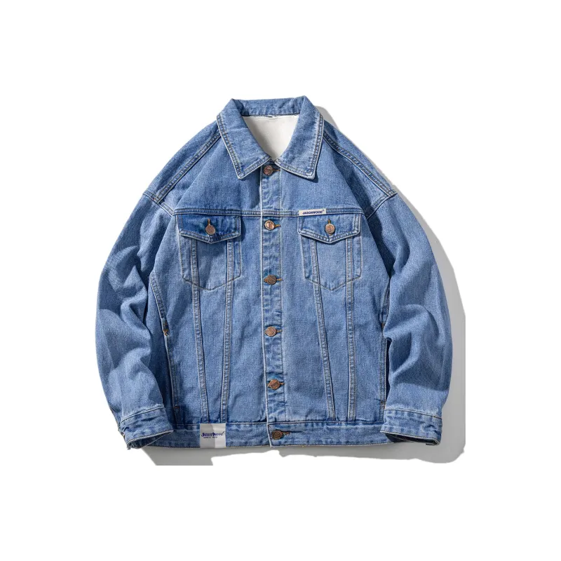 JASONWOOD Denim Jacket Thickened And Fleece Lined Unisex-11