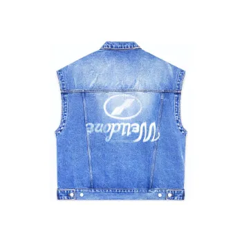 WE11DONE FW22 Tank Top Unisex Blue