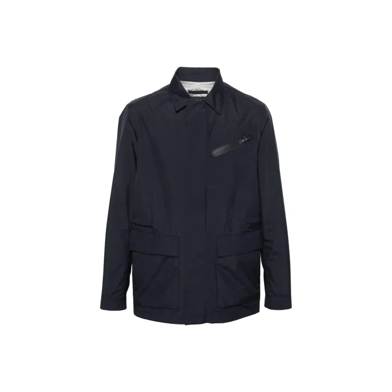 HERNO Straight Hem Lightweight Jacket-0