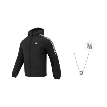 Adidas Down Jacket Unisex Black Comes With Necklace