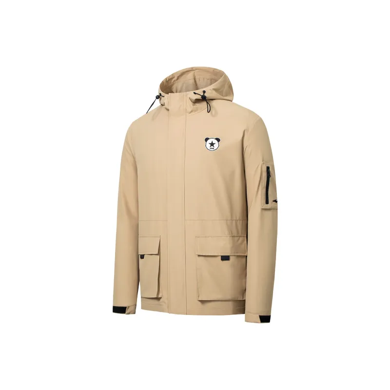 Erke Windbreaker Jacket Men's Khaki-0