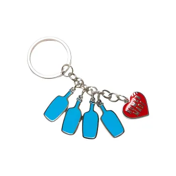 HUMAN MADE Keychains Unisex Silver