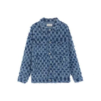 COOLALPACA Denim Jackets Unisex Blue