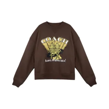 COACH Sweatshirts Men Cocoa
