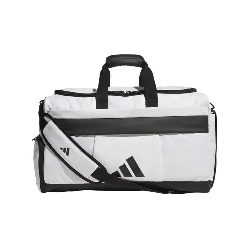 Adidas Polyester Travel Bag Unisex Gray White
