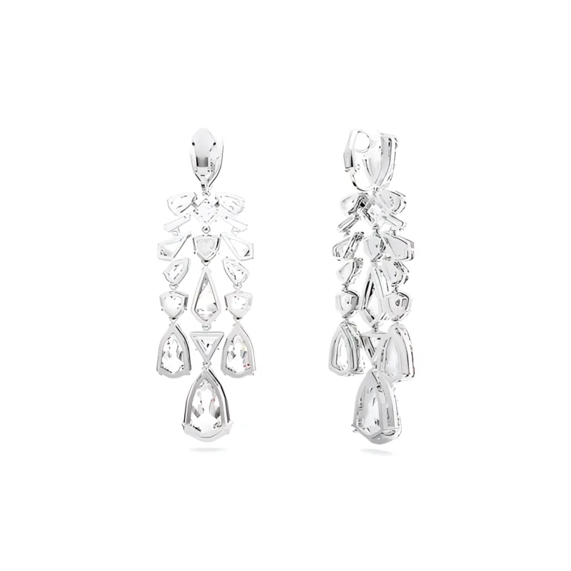 Swarovski Mesmera Earrings Women's Silver-3