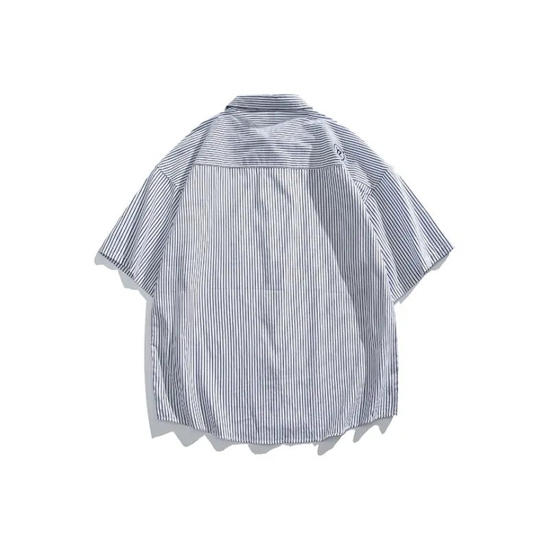 ROBINHOOD Shirt Unisex Blue White Stripes-1