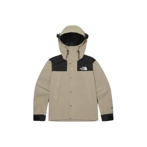 THE NORTH FACE Outdoor Hiking Waterproof And Windproof Windbreaker Jacket Unisex Khaki
