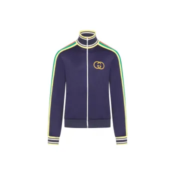 GUCCI Jackets Men Blue