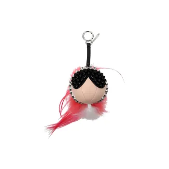 FENDI Keychain Women's Red/Black