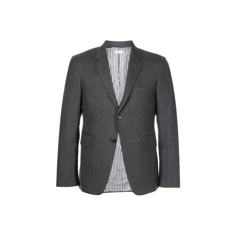 THOM BROWNE Super 120S Single-Breasted Tailored Blazer-0