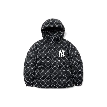 MLB Down Jacket Cropped Unisex Black