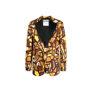 MOSCHINO Business Suits Men Orange