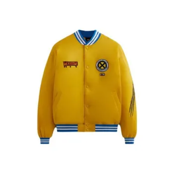 KITH X Marvel X Men Wolverine Satin Bomber Jacket