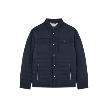 Paul & Shark Typhoon Platinum Quilted Jacket