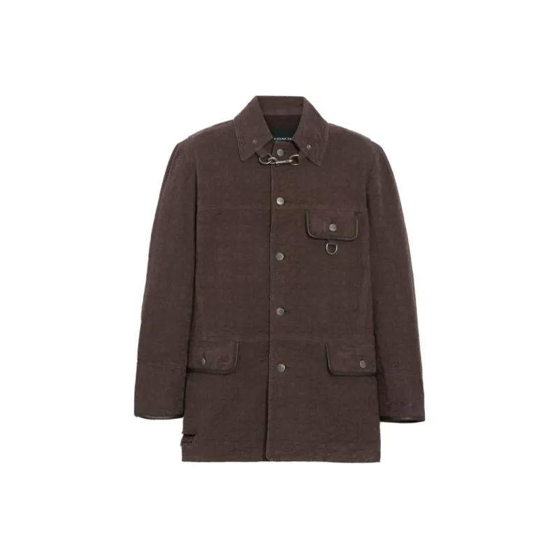 COACH SS23 Jackets & Coats Men's Brown-0