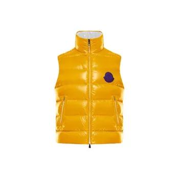 Moncler Ecrins Series Vests Men Yellow