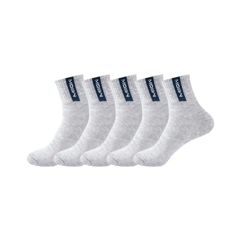 MIIOW Mid Calf Socks Men's 5 Pack-34