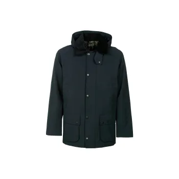 BARBOUR Button-Up Hooded Jacket