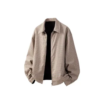 Ang2 Stu Jackets Unisex Black Houndstooth