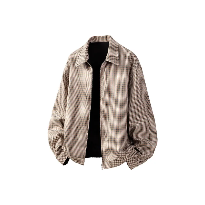 Ang2 Stu Jackets Unisex Black Houndstooth-0