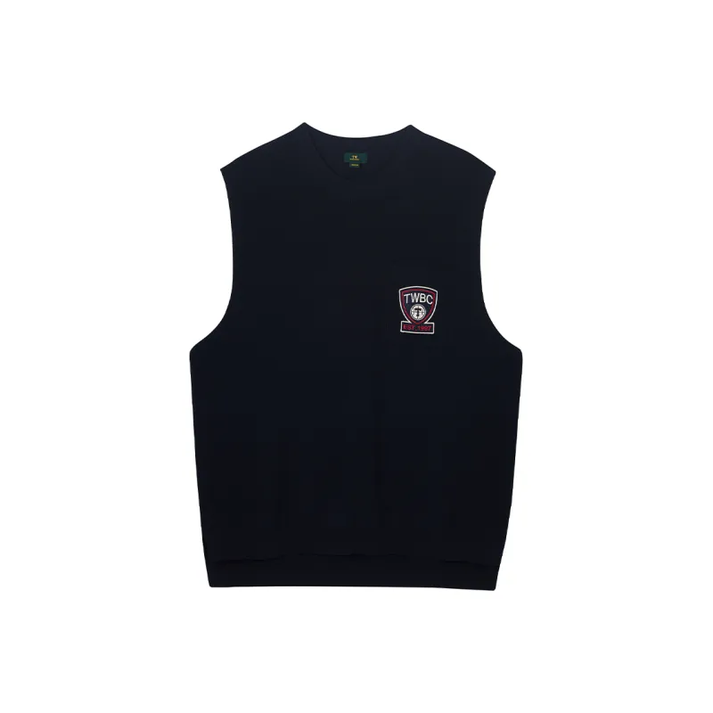 Teenie Weenie Men Vests Unisex Navy Blue-0