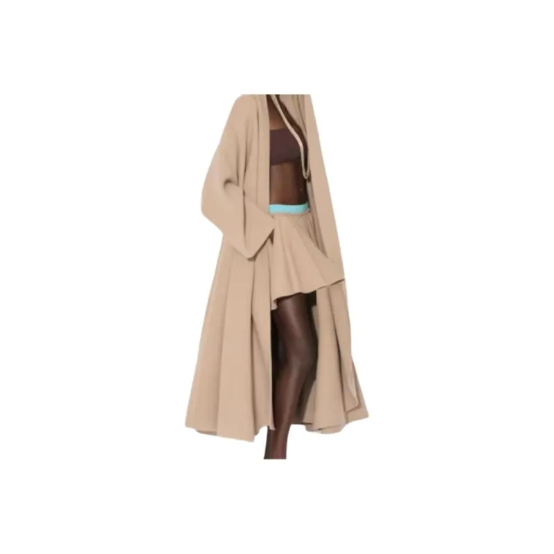 Alaia Hooded Maxi Cape-2