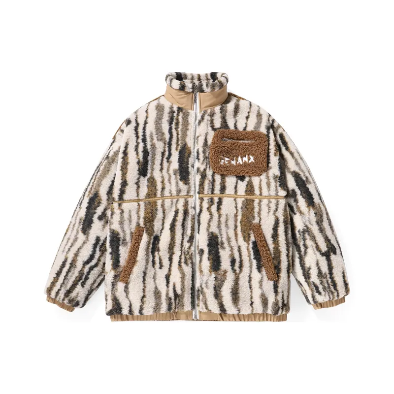 GENANX Puffer Jacket Unisex Apricot Brown-0