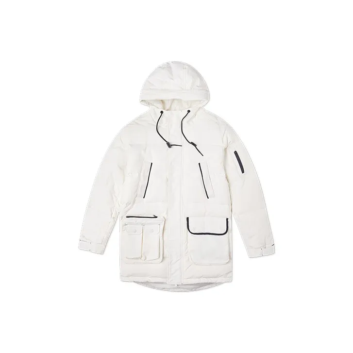 Converse Down Jackets Men Milk White-0