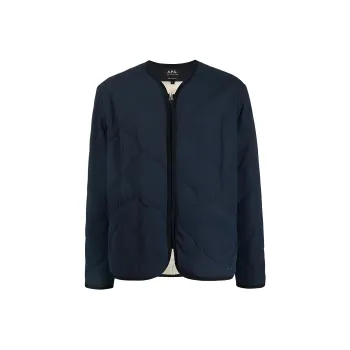 A.P.C Jackets Men Marine Blue