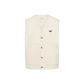 PRADA Vests Men Beige