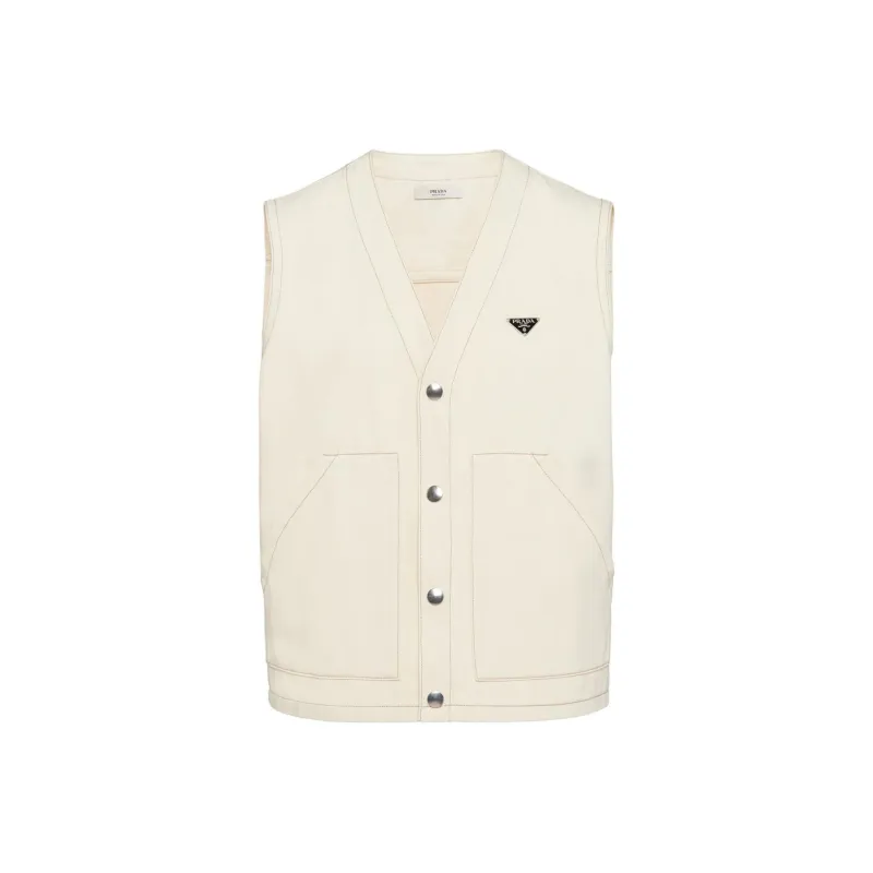 PRADA Vests Men Beige-0