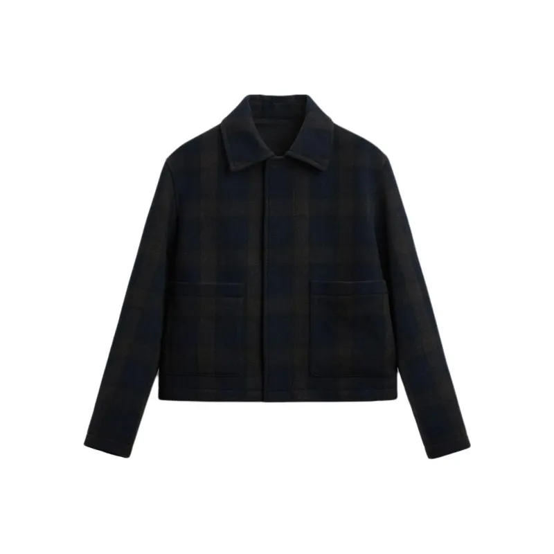 ZARA Jackets Coats Men's Duck Blue-0