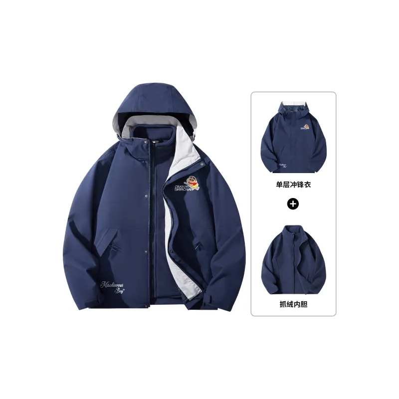 Crayon Shinchan Windbreaker Jackets Unisex-9