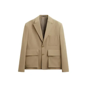 ZARA Business Suit Men's Light Brown Yellow