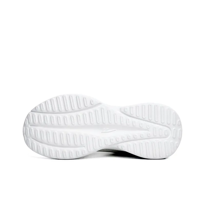 Warrior Cushioning, Slip Resistant, And Abrasion Resistant Low Top Casual Running Shoes Women's White Blue-5