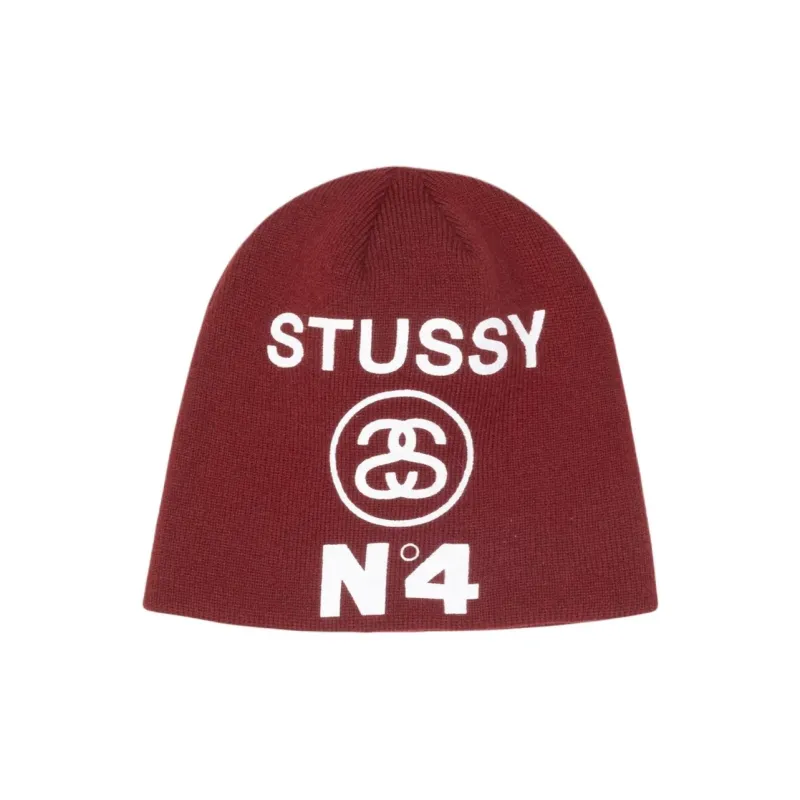 Stussy Number 4 Skullcap Beanie-4