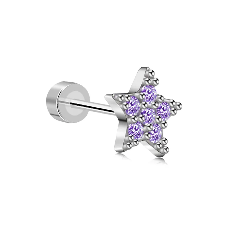 KwOnline Titanium Steel Stud Earrings Women's-4