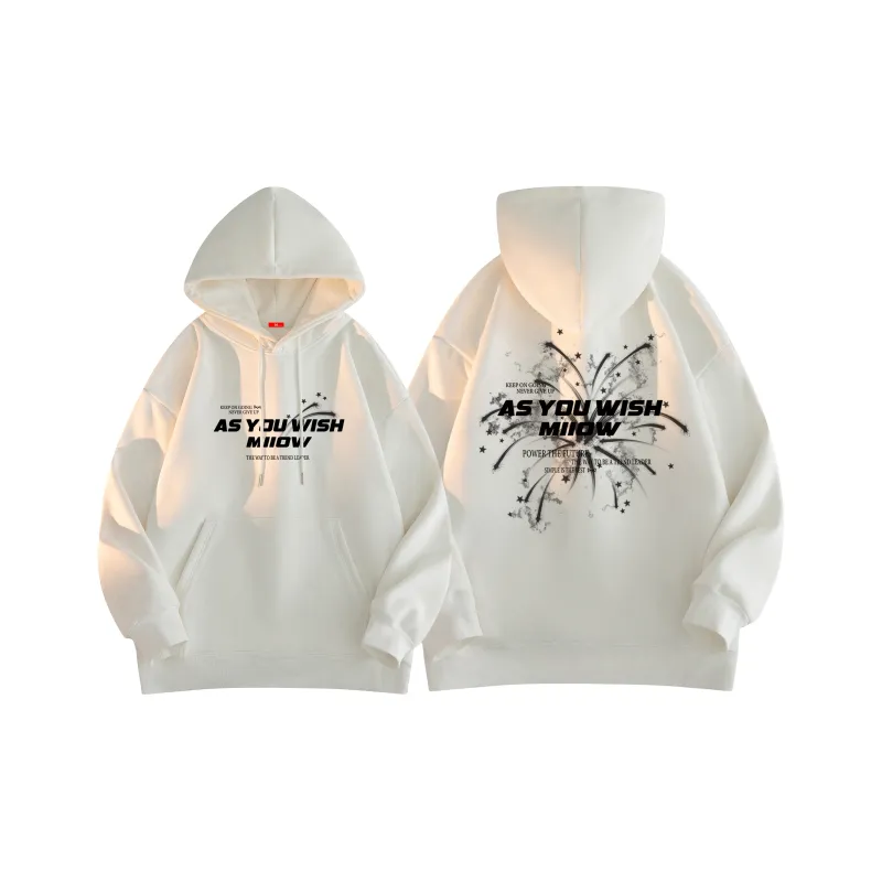 MIIOW Trend Party Series Sweatshirt Unisex Black-4