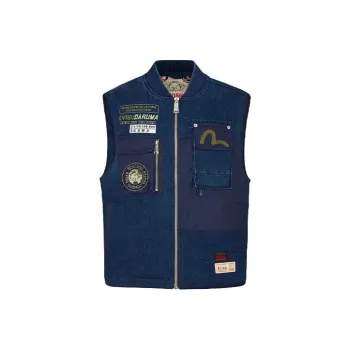 EVISU Vests Men Blue