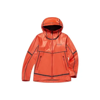 Columbia Windbreaker Jacket Men's Red