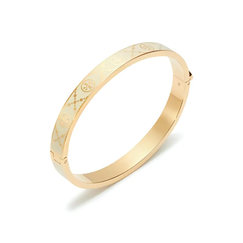 TORY BURCH T Monogram Hinge Bracelet-1