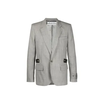 OFF WHITE SS21 Business Suits Men Gray