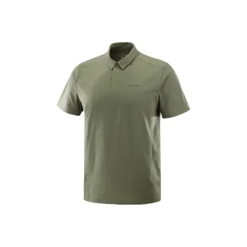 SALOMON TRACKLINE Polo Shirt Men's Green