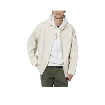 UNIQLO Jackets & Coats Unisex Ivory White